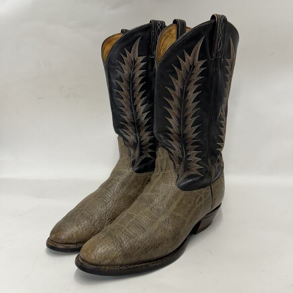 Vintage Tony Lama 8601 Gold Label Cowboy Boots \